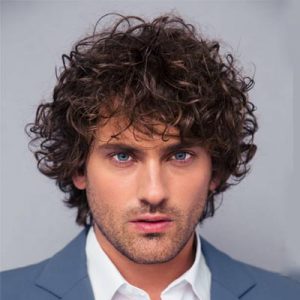 Long Messy Curls for men popular haircuts trends 2022