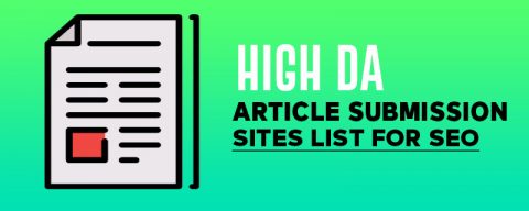 high da article submission sites list for seo