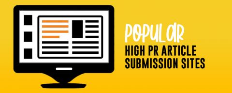 popular high pr article submission sites list