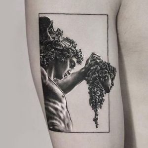 Perseus and Medusa tattoo designs
