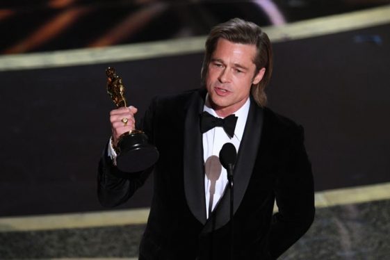 brad pitt oscar win 2020 92nd academy awards