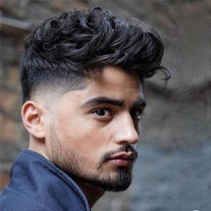 High Volume Top with Subtle Low Fade haircut hairstyle for men