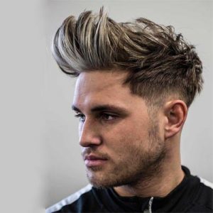 faux hawk hairstyle for men funky trendy haircuts