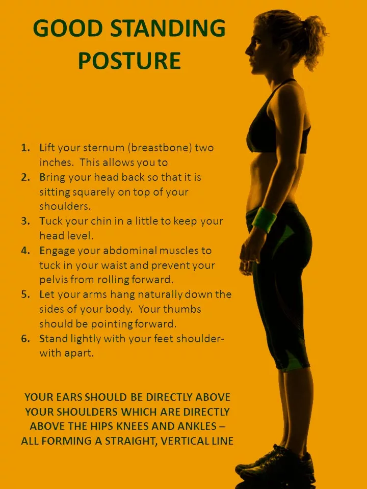 best posture to increase height and look tall