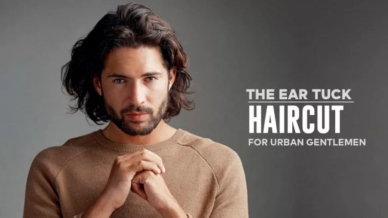 ear tuck haircut long trendy hairstyles for men