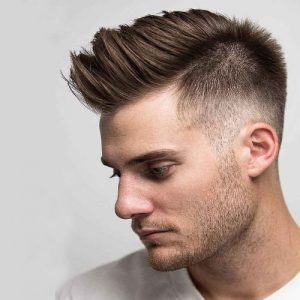 Faux Hawk Haircut For Men, Men's Short Hairstyle