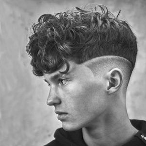 Mid Fade Hairstyle, Men's Short Haircut 