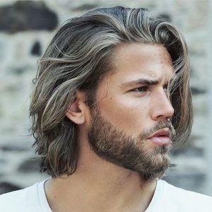 Shoulder Length Hairstyles, Men's long haircut, Long Wavy Hairstyle