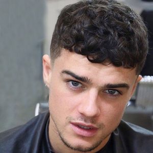 curly short haircuts for men