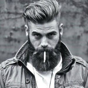 medium haircuts for men with beards