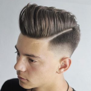 pompadour with high fade haircut fade hairstyle for men
