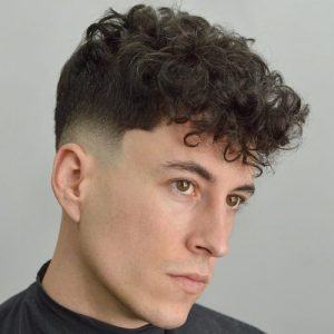 quiff, hairstyle for curly hair