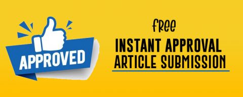 free instant approval article submission sites without registration