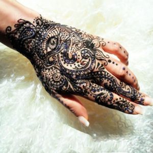 evil eye henna tattoo designs on hand