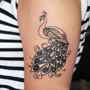 sexy Peacock Henna Tattoos for women