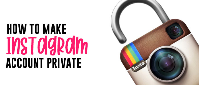 make instagram account private