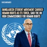 Bangladesh student movement carried human rights as its torch said the UN High Commissioner for Human Rights