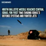 Houthi ballistic missile reaches central israel